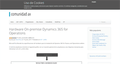 Desktop Screenshot of dynamicsax.es